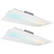 Luxrite 2x4 FT Rectangle LED Troffer Light 3CCT 3500K-5000K 30/40/50W 3750/5000/6250LM 0-10V Dimmable 2-Pack LR25137-2PK - alternate 1